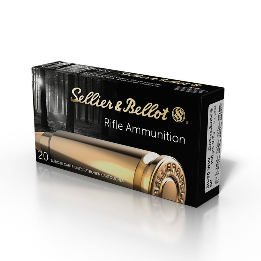 Sellier and Bellot 30-30 Win 150gr SP Centrefire Ammo - 20 Rounds