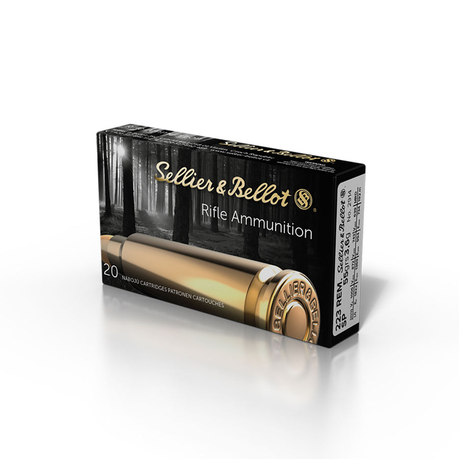 Sellier And Bellot 223REM 55Gr SP - 100 Bulk Pack