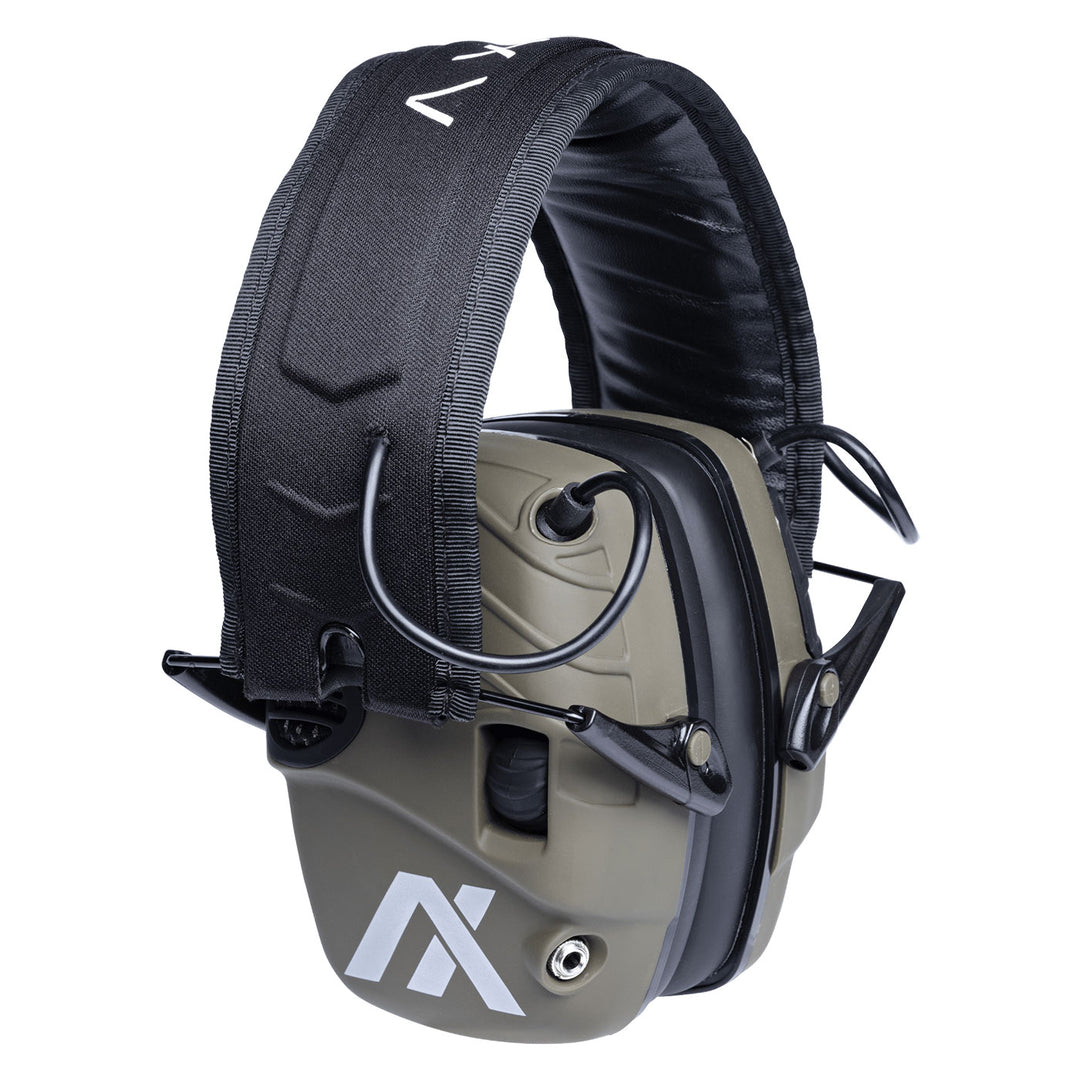 Axil Trackr Electronic Earmuffs - Olive