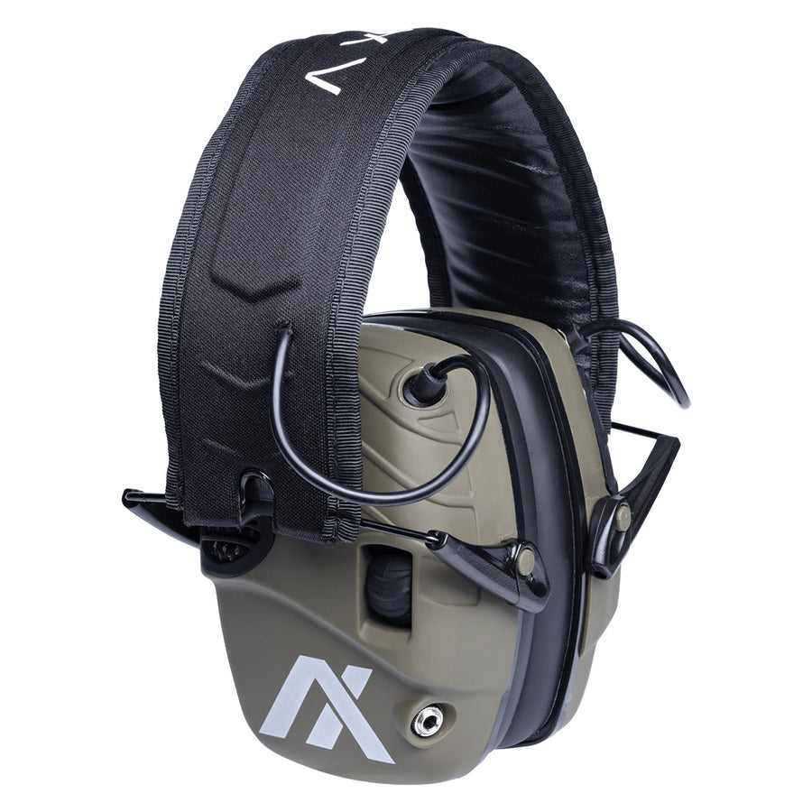 Axil Trackr Electronic Earmuffs - Olive