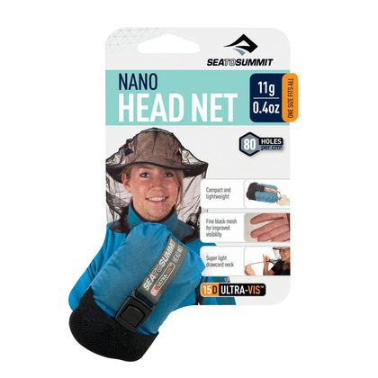Sea to Summit Nano Mosquito Head Net (Permethrin)