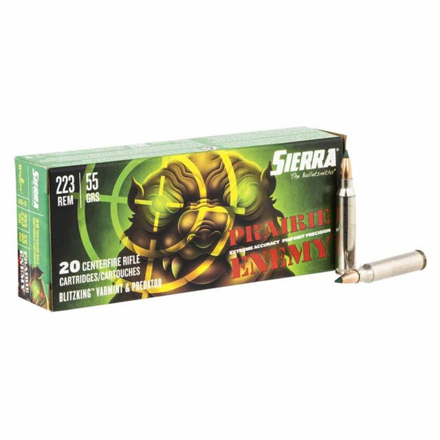 Sierra Prairie Enemy 55 Gr Centrefire Ammunition - .223 REM