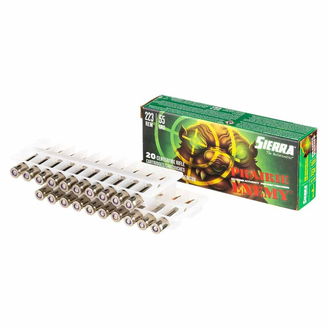 Sierra Prairie Enemy 55 Gr Centrefire Ammunition - .223 REM