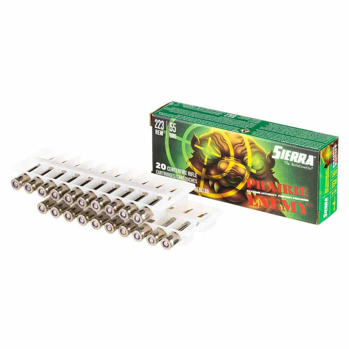 Sierra Prairie Enemy 55 Gr Centrefire Ammunition - .223 REM