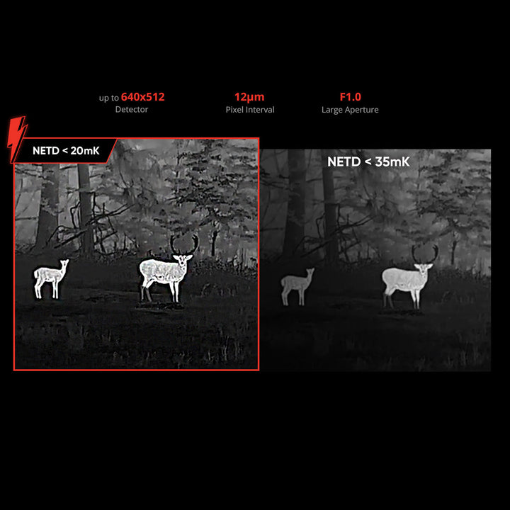 HikMicro V2.0 Thunder Thermal Scope - 35mm - 388 x 284 12mic <20mk