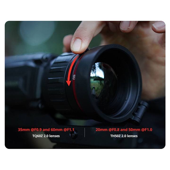 HikMicro V2.0 Thunder Thermal Scope - Zoom 50mm & 25mm -