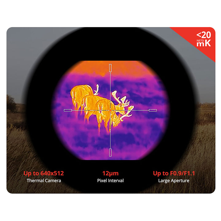 HikMicro V2.0 Thunder Thermal Scope - Zoom 50mm & 25mm -