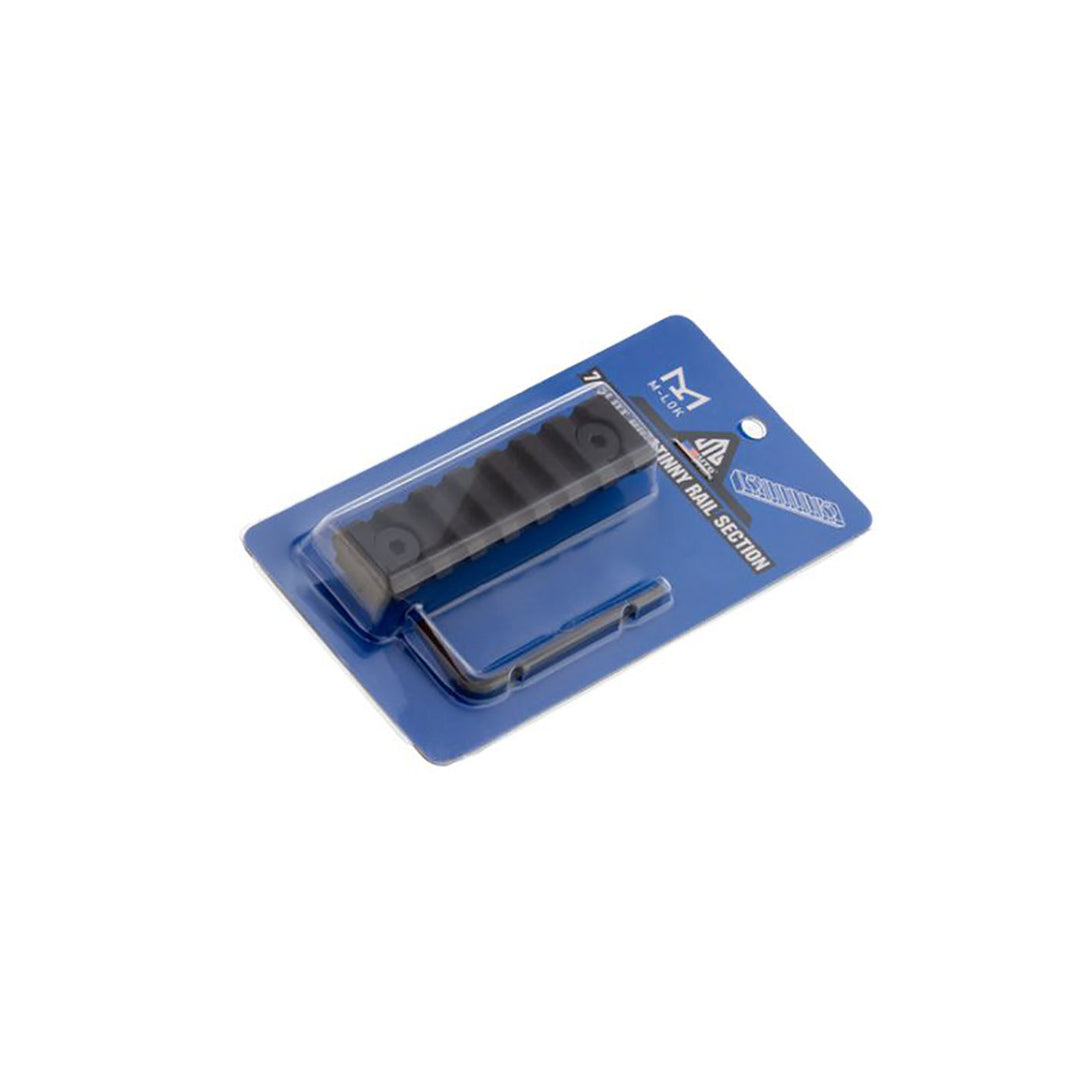 Leapers UTG PRO M-LOK 7-Slot Picatinny Rail Section Black