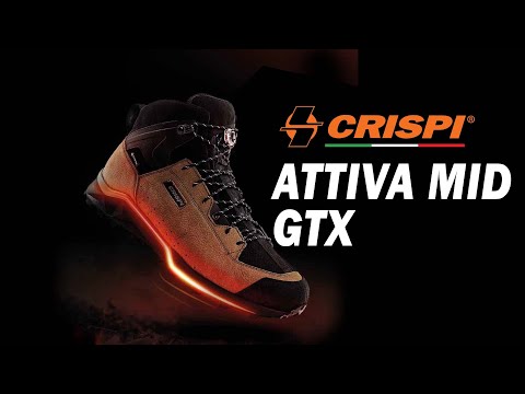 Crispi Attiva Mid Hazelnut Ankle Lace Up Hiking Boots