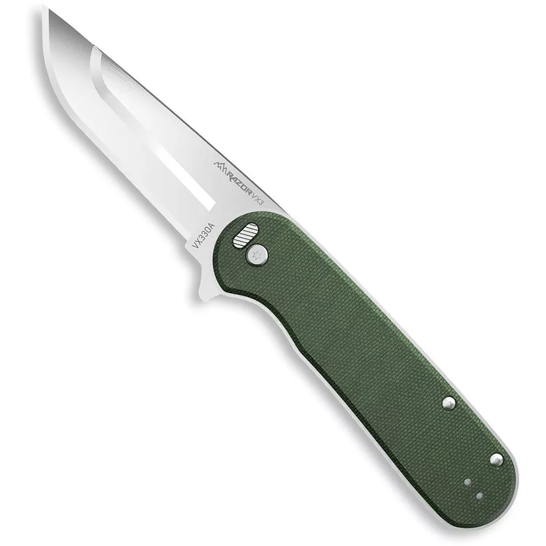 Outdoor Edge Razor VX3 Micarta Folding blade Knife
