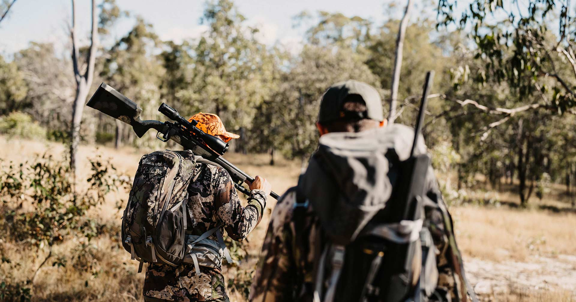 image of hunters who purchased guns from the online store Venture Hunting Australia