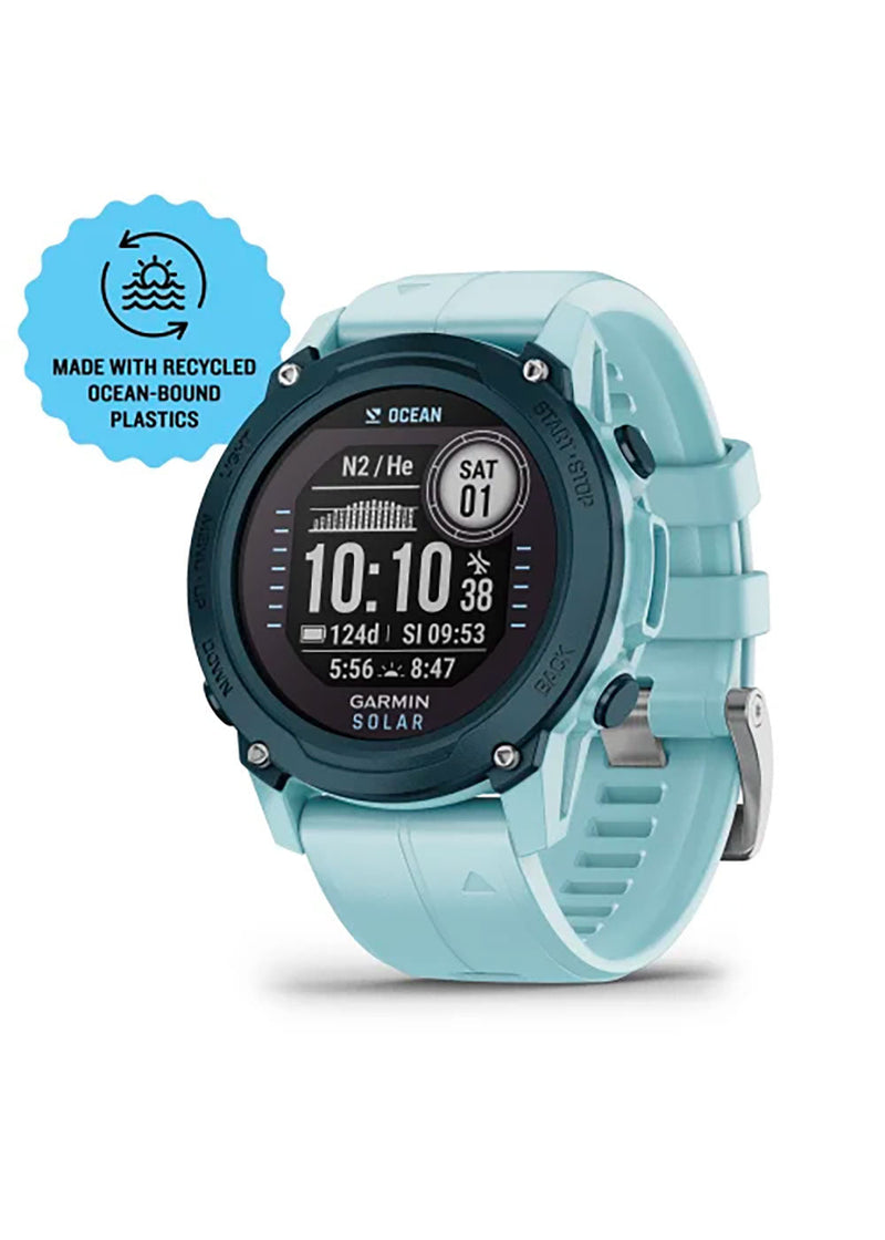 Garmin Descent G1 Solar Wrist Dive Computer - Azure Ocean