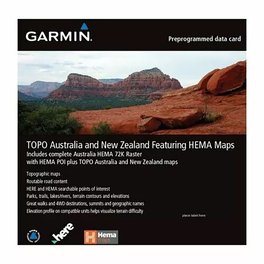 Garmin HEMA and Garmin Topo V6 Map SD Card