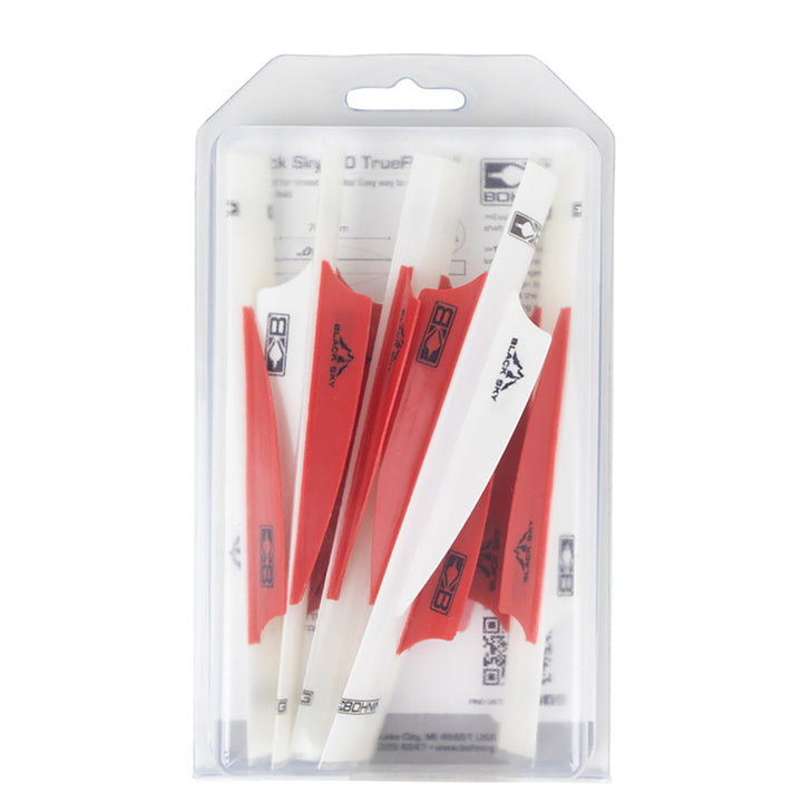 Bohning Black Sky True Fletch 6pk Black