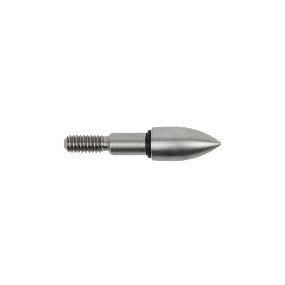 Bohning Point Screw In Bullet Point 100 Grains 19/64 Shaft OD 5/16 Point OD with O Ring - 12 Pack 100grains