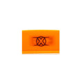 Bohning 2.25inch X Vane Shield Cut - 100 Vanes — 2.25 inches / Orange