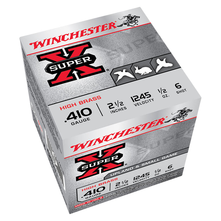 Winchester Super X 410G 6 2-1/2 14gm Shotshell Ammo - 25 Rounds 410 GAUGE