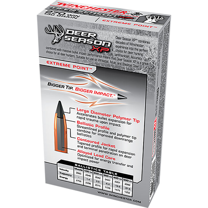 Winchester Deer Season 270Win 130gr XP Centrefire Ammo - 20 Rounds .270 WIN