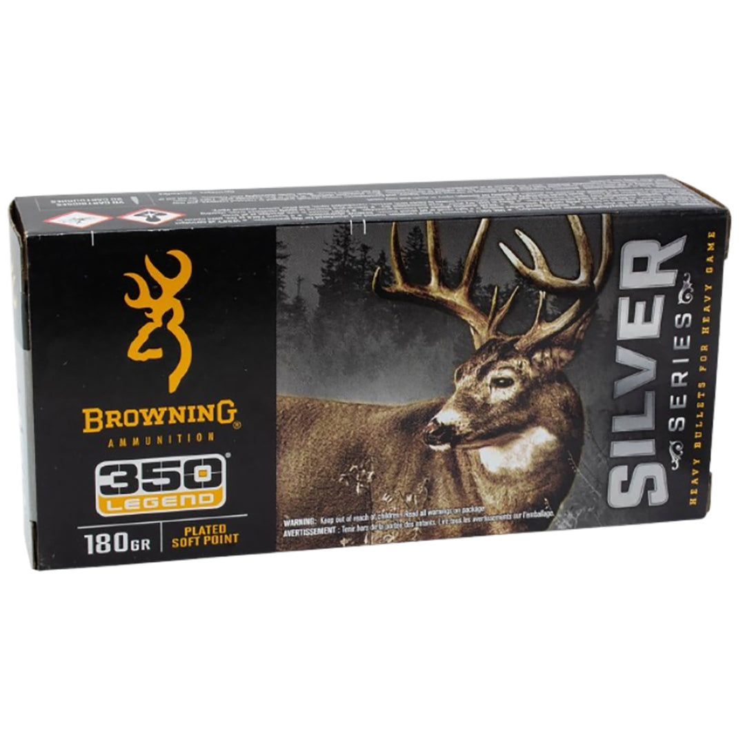 Browning Silver Series 350 Legend 180gr PSP Centre Fire Ammo - 20 Rounds .350 LEGEND