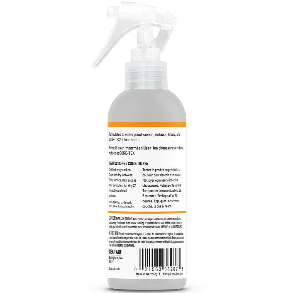 Gear Aid Revivex Suede & Fabric Water Repellent 4 fl oz 4oz