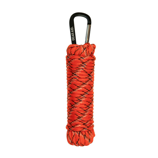 Gear Aid Heavy Duty - 550 Paracord 100ft - Orange/Reflective
