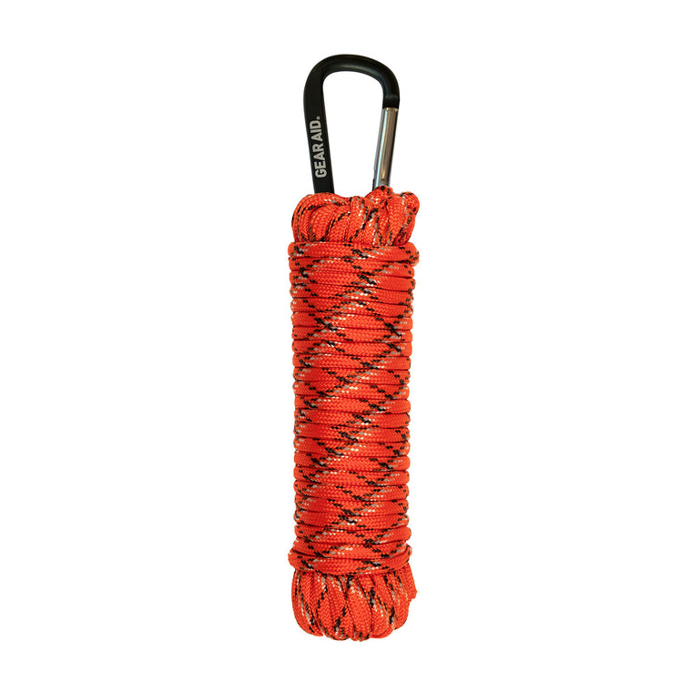 Gear Aid Heavy Duty - 550 Paracord 100ft - Orange/Reflective