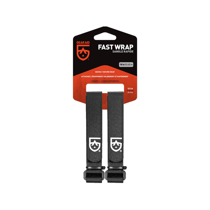 Gear Aid Fast Wrap - 12in Black 12in