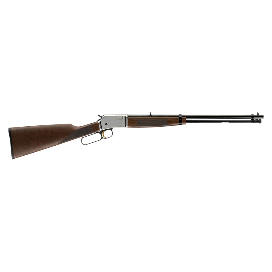 Browning BL22 Grade Satin Nickel 15rnd Mag Rifle - Blued Walnut - .22LR .22 LR / Walnut