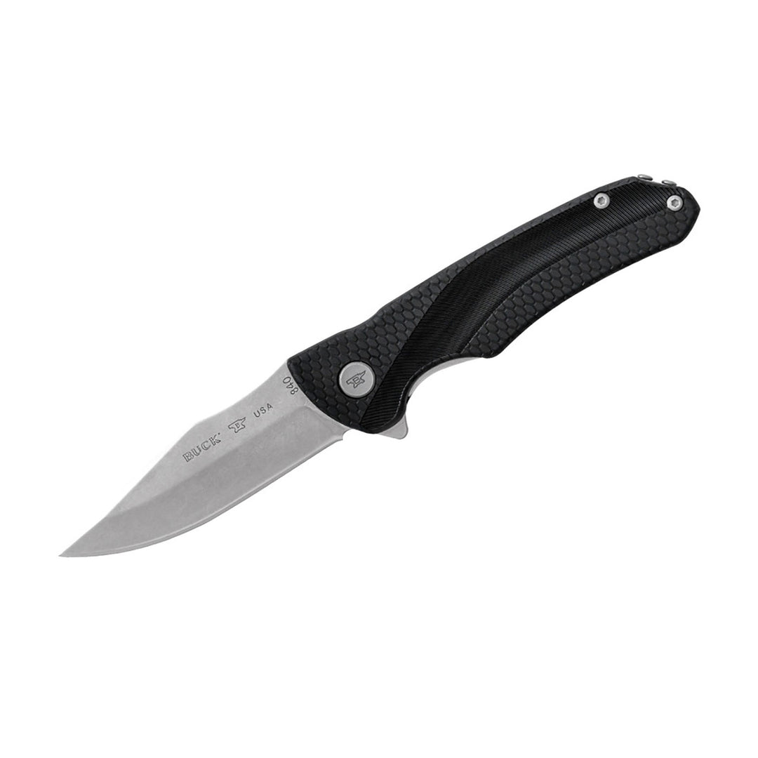 Buck Knives Sprint Fold Blk Hdl Blade 7.9cm