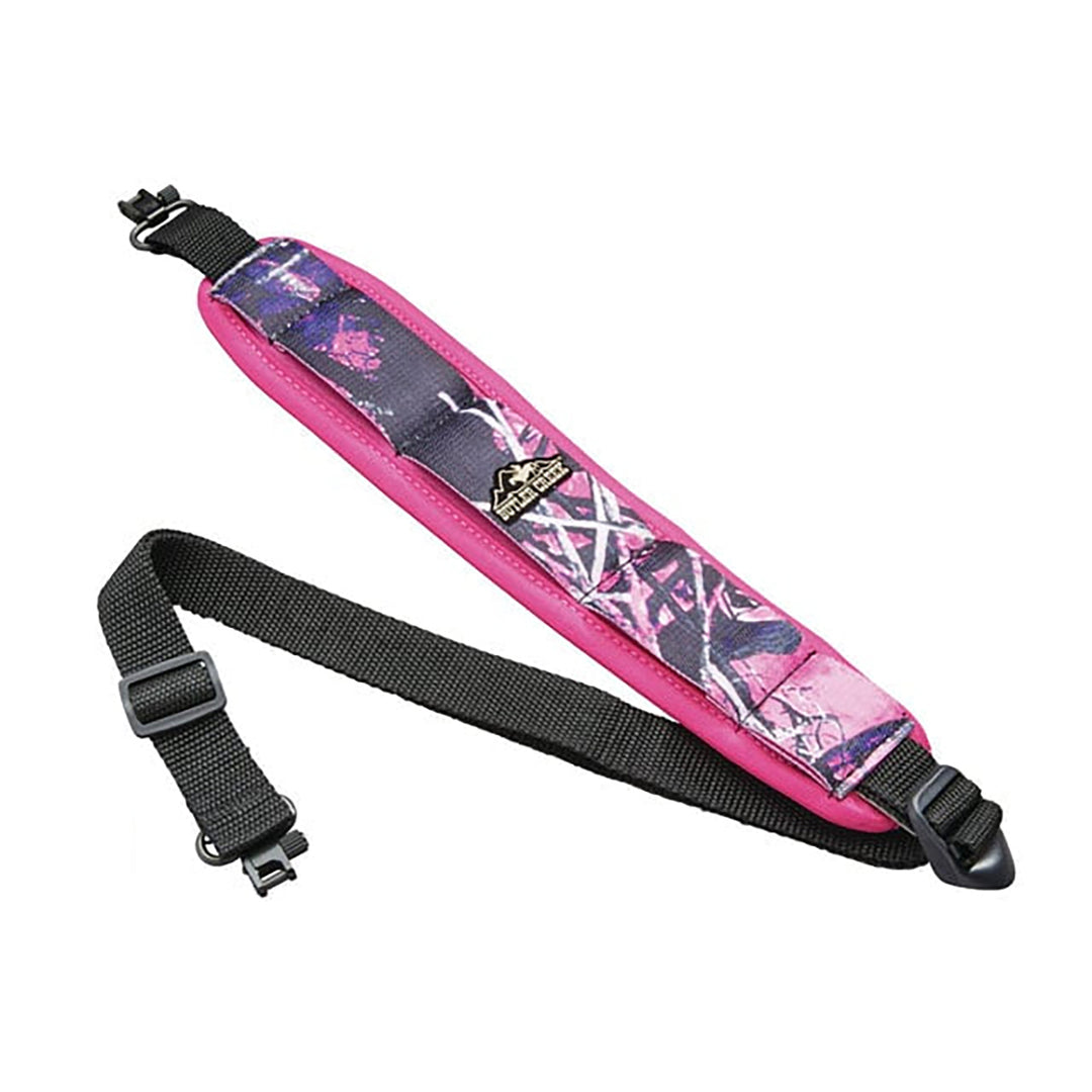 Butler Creek Comfort Stretch Rifle Sling - Muddy Girl Black/Pink