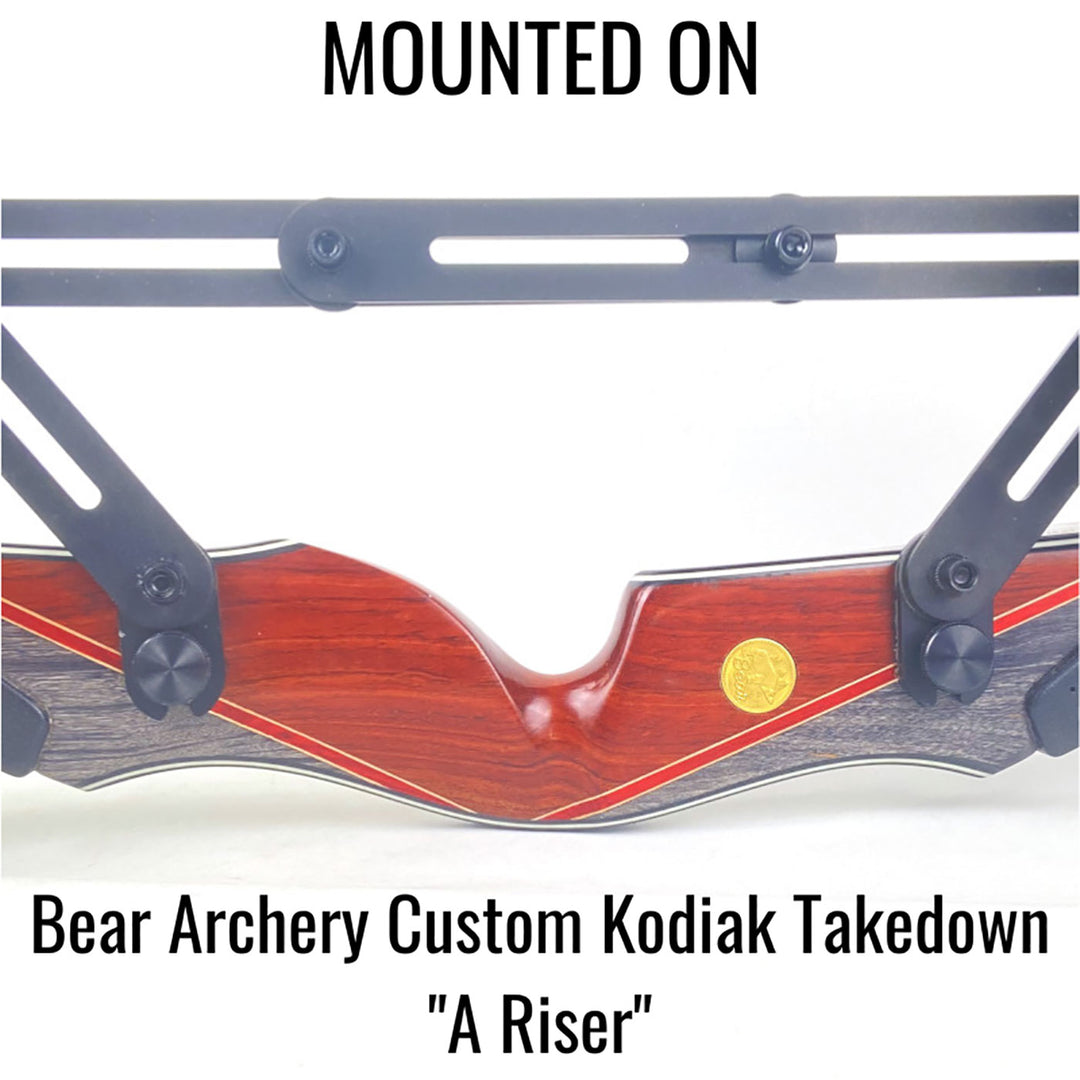 Marksman Riser Mount 1 Piece M5 Bow Quiver - 5 Arrow Brown