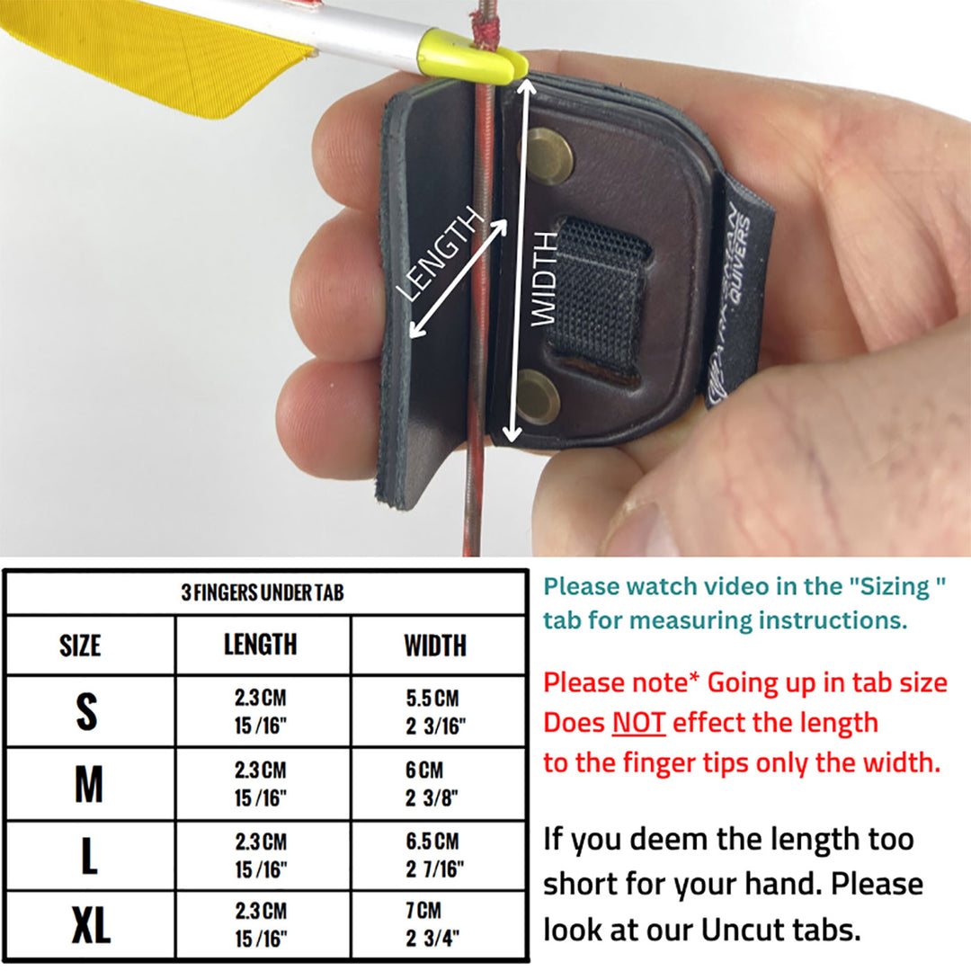 Marksman 3 Under Tab - Right Hand Brown