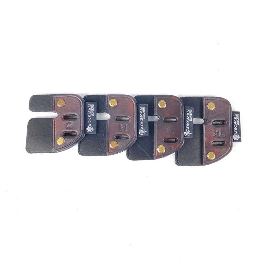 Marksman Split Finger Tab - Left Hand Brown