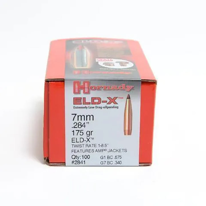 Hornady 7MM .284 175 GR ELD-X Projectiles - 100 pack Calibre - 7mm