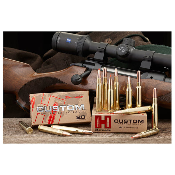 Hornady 308 WIN 220 GR RN INTL Centrefire Ammo 20 Rounds