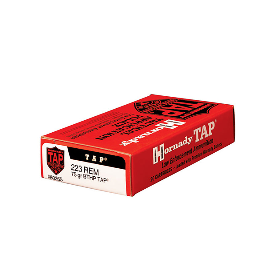 Hornady Tap Precision 223 Rem 75Gr Hollow Point Centrefire Ammo - 20 Rounds .223 REM