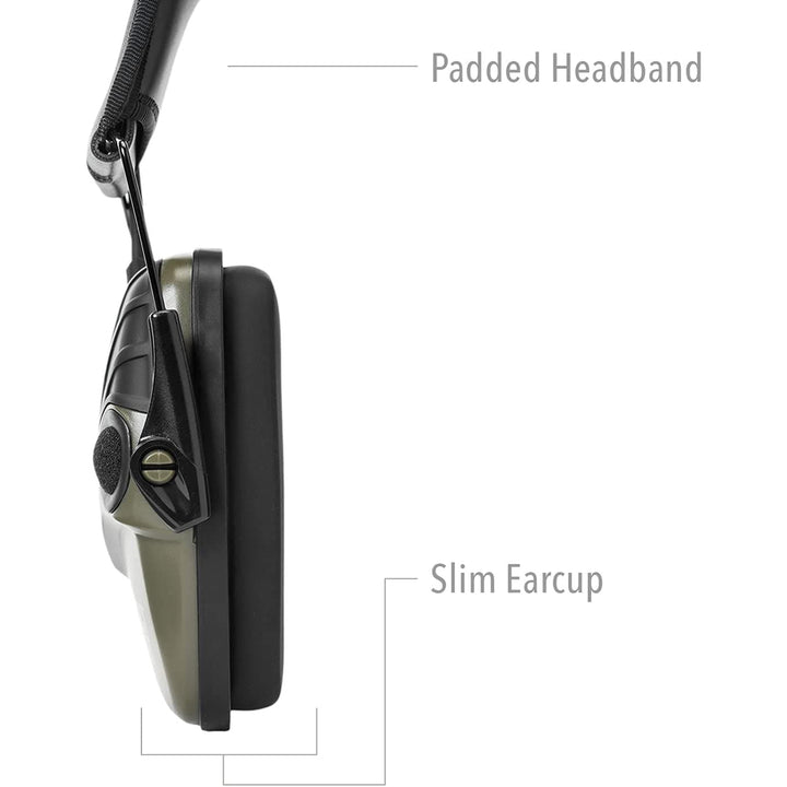 Howard Leight Impact Sport Ear Muff - 24Db Rating Green