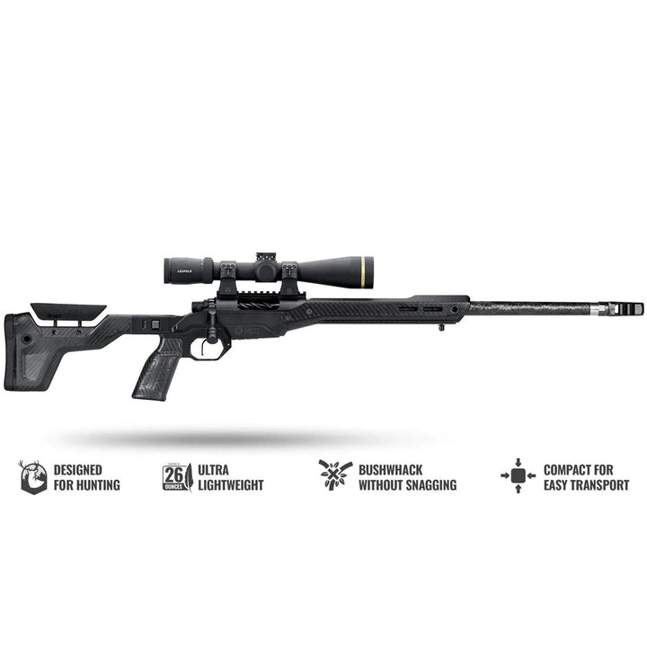 MDT HNT26 Fixed Arca Chassis System - Suit Tikka T3 SA Black