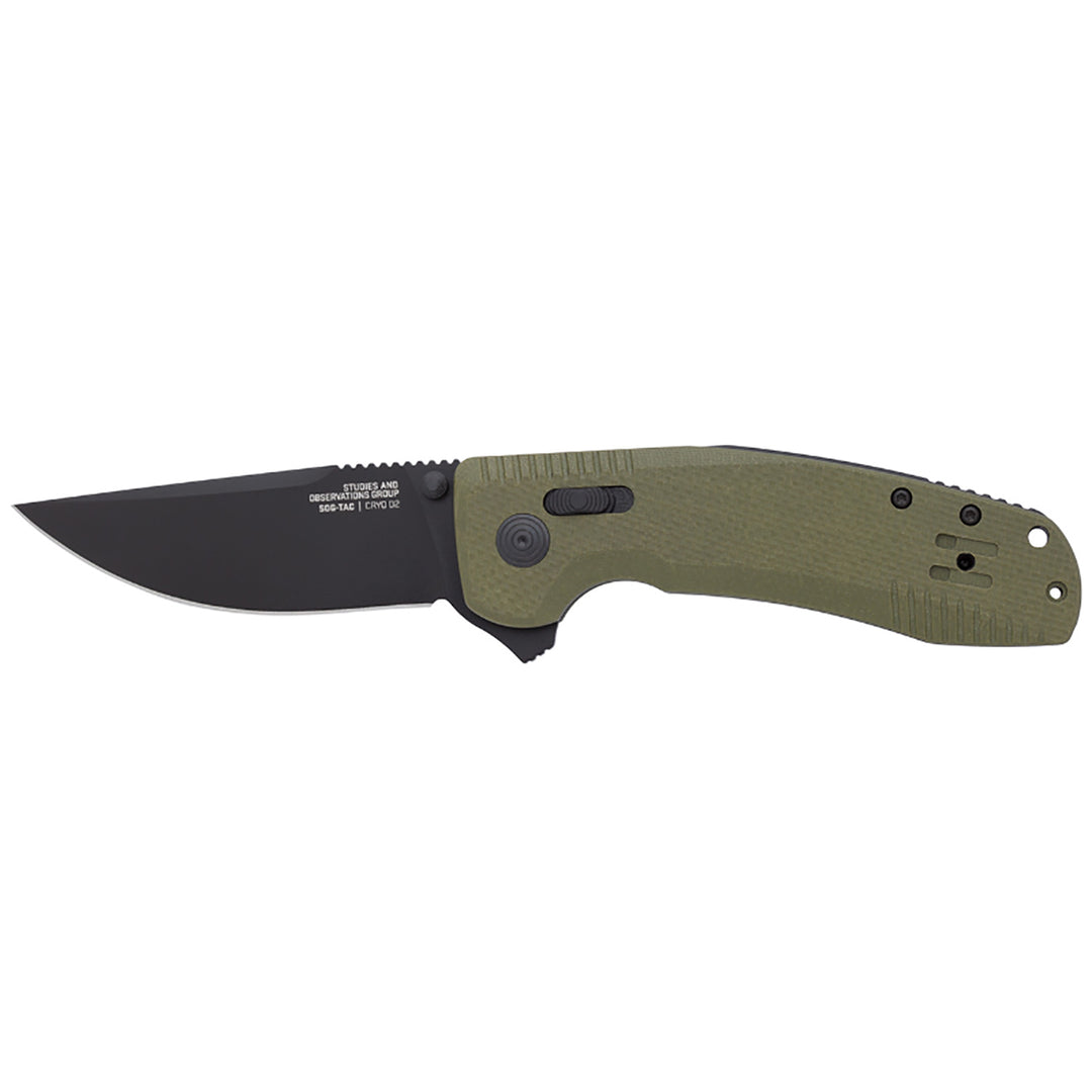 SOG TAC XR Knife OD Green