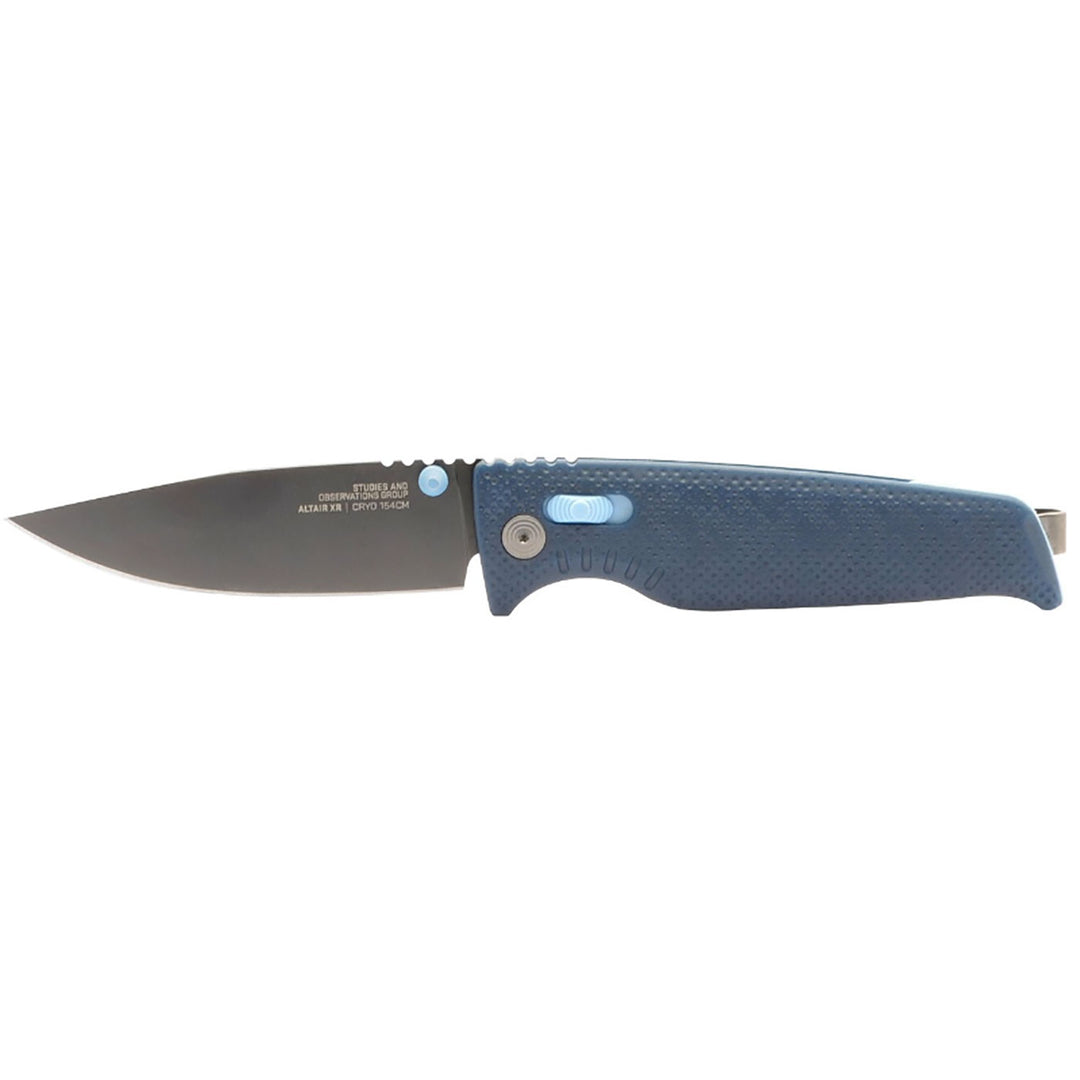 SOG Altair XR - Squid Ink Black + Stone Blue Folding Knife