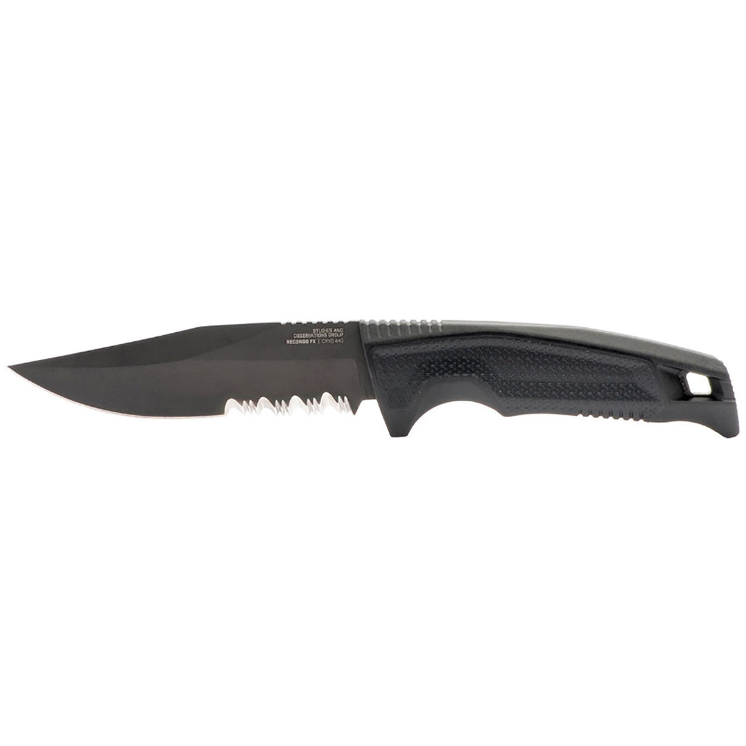 SOG Recondo FX - Black - Partially Serrated Knife