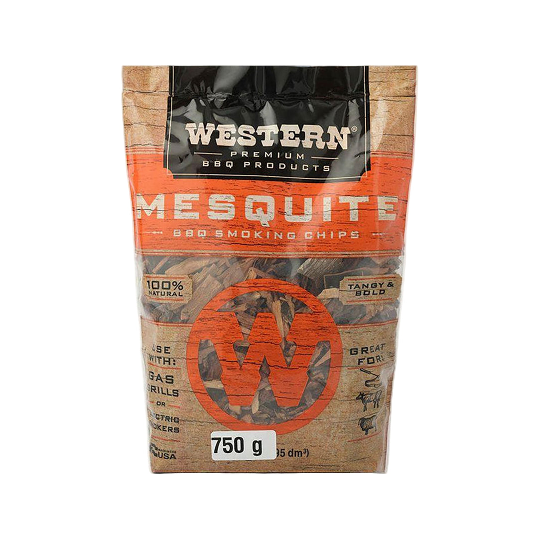 Western BBQ Mesquite Wood Chips - 750g