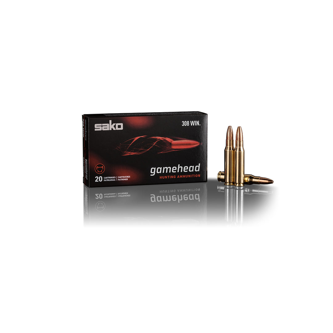 Sako Gamehead 308 WIN 130Gr Varmint Rx HPBT - Centrefire Ammo - 20 Rounds .308 WIN