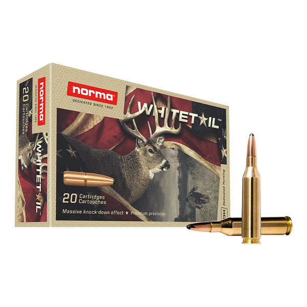 Norma Whitetail Soft Point 243 WIN 100Gr - Centrefire Ammo - 20 Rounds