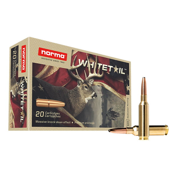 Norma Whitetail Soft Point 6.5CM 140Gr - Centrefire Ammo - 20 Rounds