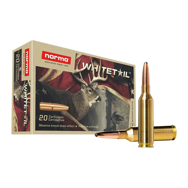 Norma Whitetail Soft Point 6.5PRC 140Gr - Centrefire Ammo - 20 Rounds