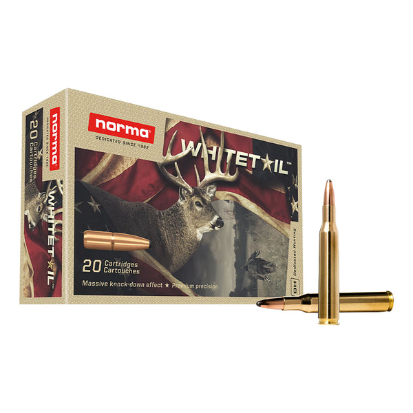 Norma Whitetail Soft Point 270 WIN 130Gr - Centrefire Ammo - 20 Rounds