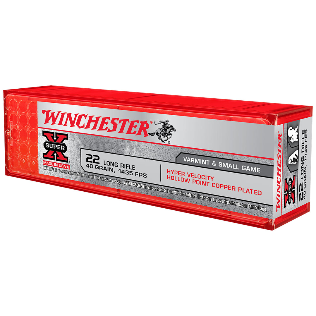 Winchester Power Point Hyper Velocity 22LR 40gr HPCP - Rimfire Ammo - 100 Rounds .22 LR