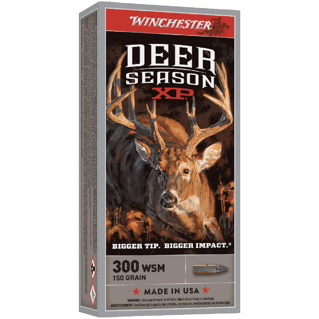 Winchester Deer Season 300WSM 150gr XP - Centrefire Ammo - 20 Rounds .300 WSM