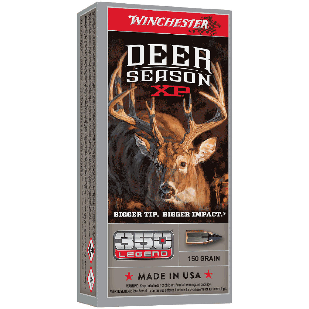 Winchester Deer Season 350 Legend 150gr XP - Centrefire Ammo - 20 Rounds .350 LEGEND